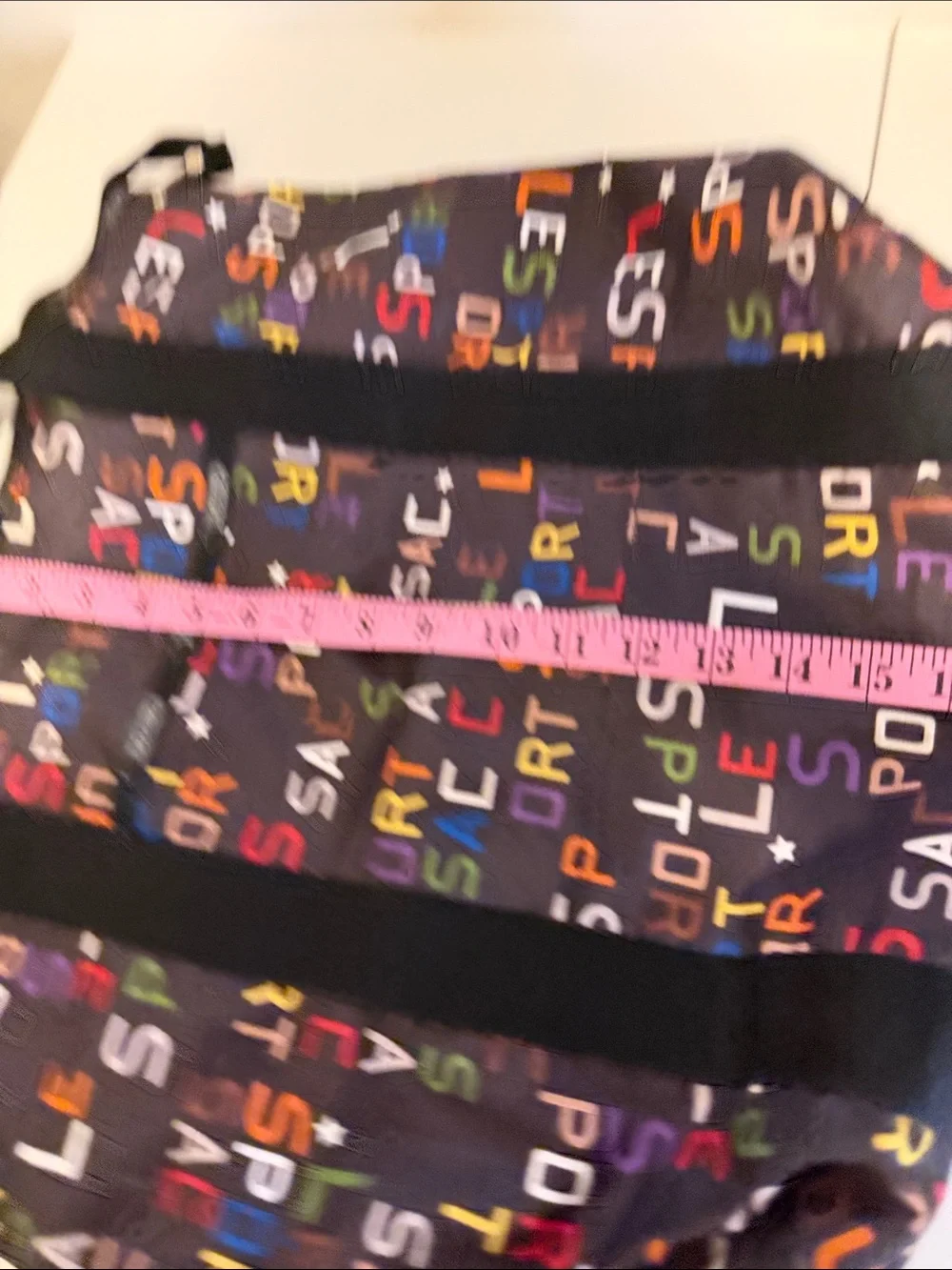 LeSportsac Rainbow Alphabet Block Logo Nylon Y2K Tote Bag